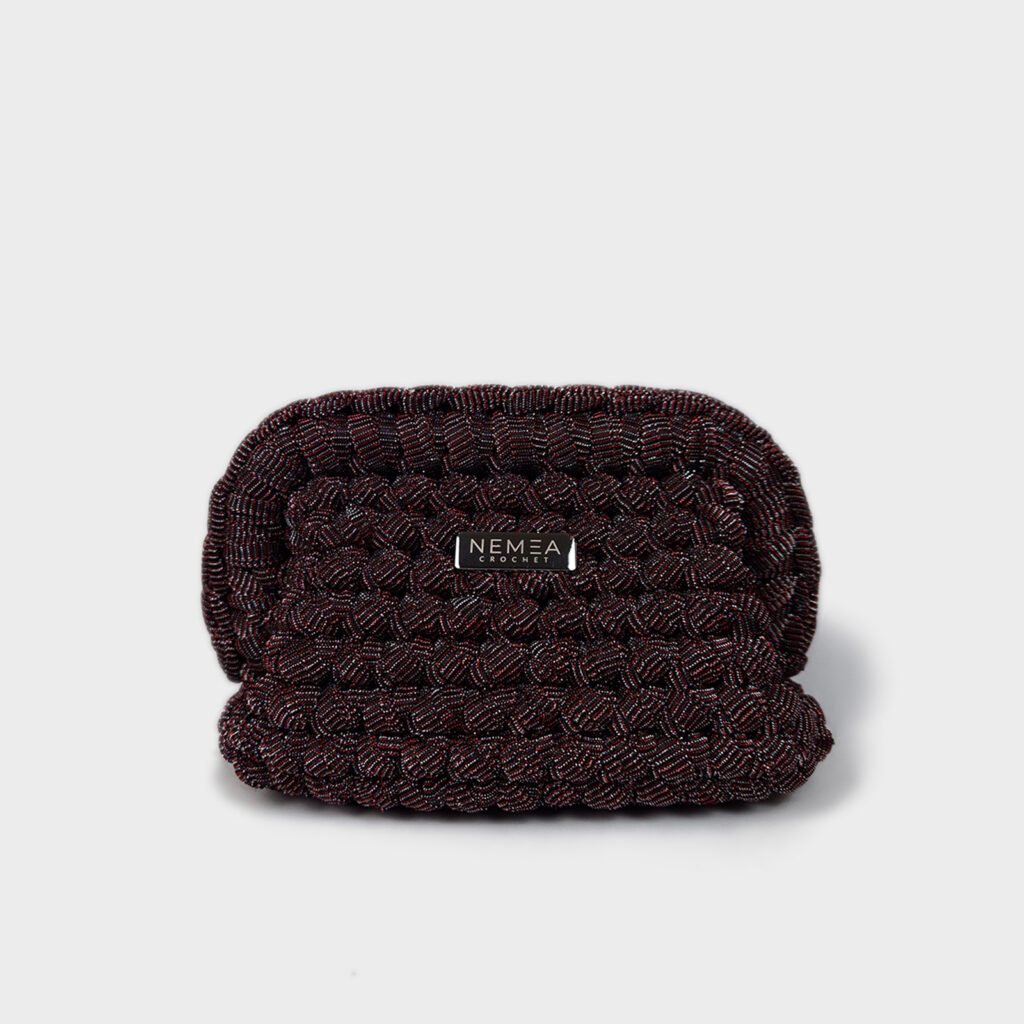 garnet eclipse clutch bag