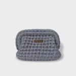 denim gleam clutch bag